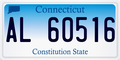 CT license plate AL60516