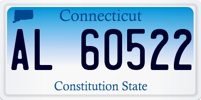 CT license plate AL60522