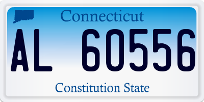 CT license plate AL60556