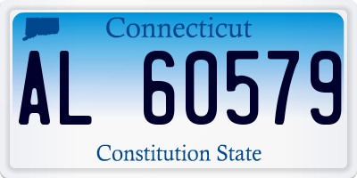 CT license plate AL60579