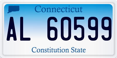 CT license plate AL60599