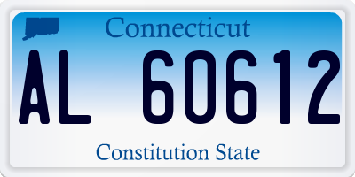 CT license plate AL60612