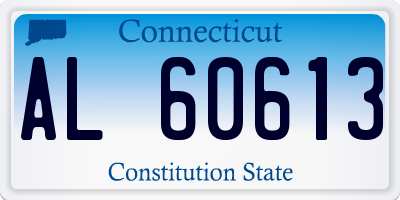 CT license plate AL60613