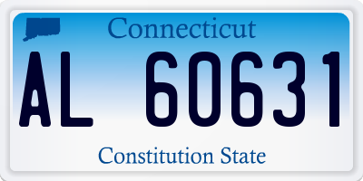 CT license plate AL60631