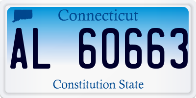 CT license plate AL60663
