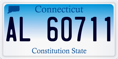 CT license plate AL60711