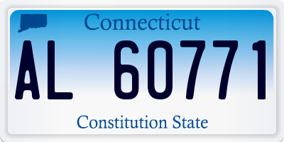 CT license plate AL60771