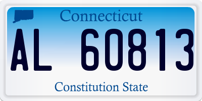 CT license plate AL60813