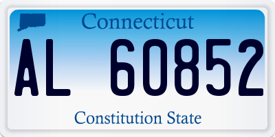 CT license plate AL60852