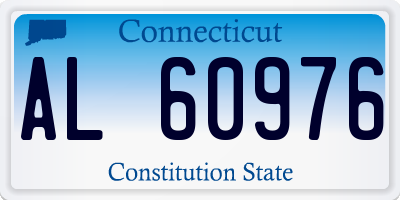 CT license plate AL60976