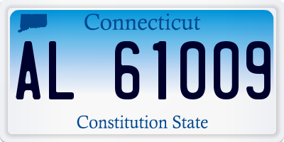 CT license plate AL61009