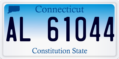 CT license plate AL61044