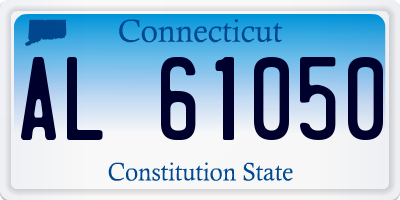 CT license plate AL61050