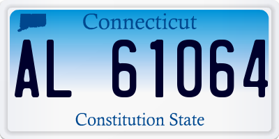 CT license plate AL61064