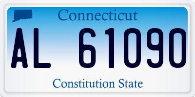 CT license plate AL61090