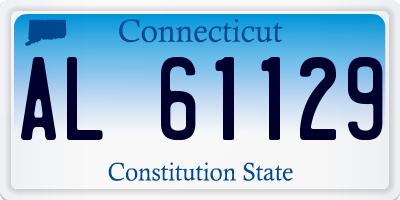 CT license plate AL61129