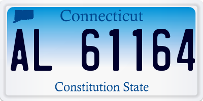 CT license plate AL61164