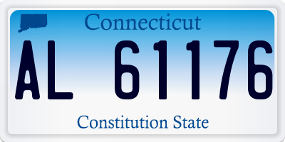 CT license plate AL61176