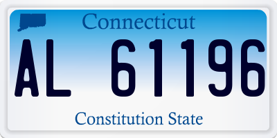 CT license plate AL61196