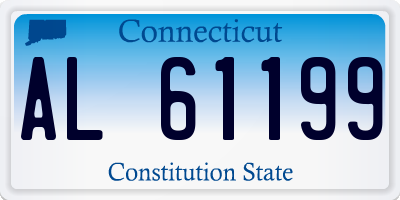CT license plate AL61199