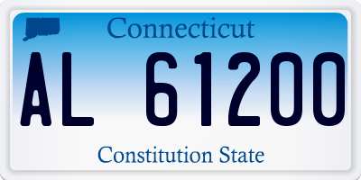 CT license plate AL61200
