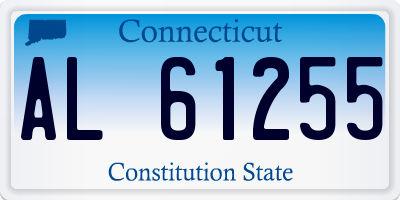 CT license plate AL61255