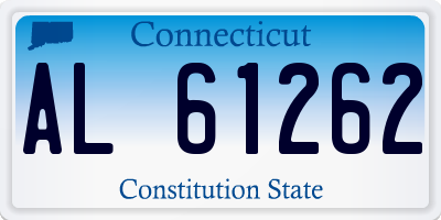 CT license plate AL61262