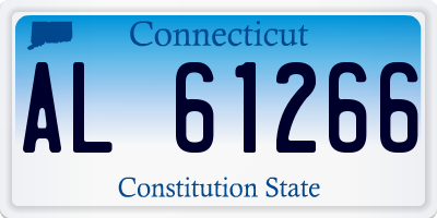 CT license plate AL61266