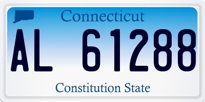 CT license plate AL61288