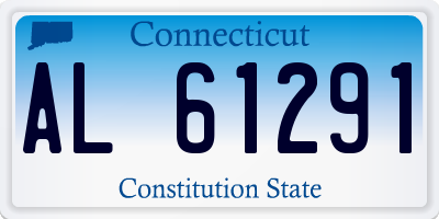 CT license plate AL61291