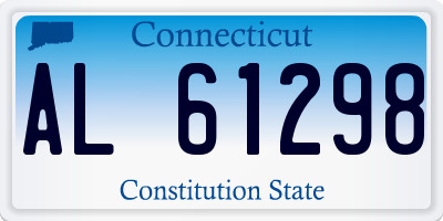 CT license plate AL61298