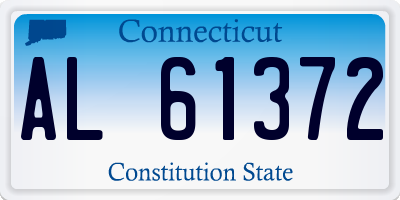 CT license plate AL61372