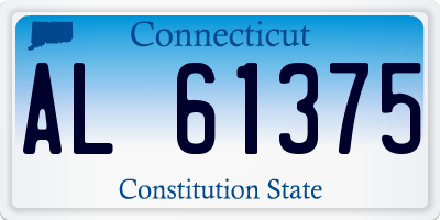 CT license plate AL61375