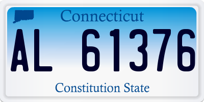 CT license plate AL61376