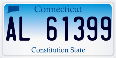 CT license plate AL61399