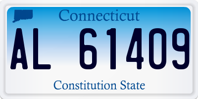 CT license plate AL61409