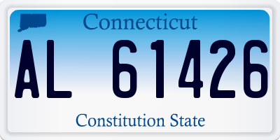 CT license plate AL61426