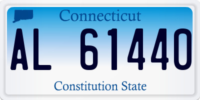 CT license plate AL61440