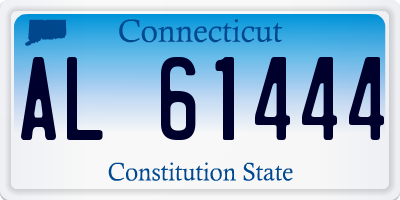 CT license plate AL61444