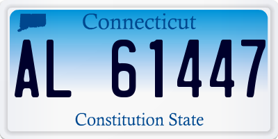 CT license plate AL61447
