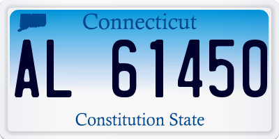CT license plate AL61450