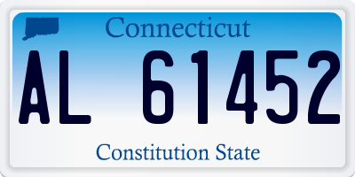 CT license plate AL61452