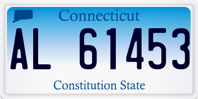 CT license plate AL61453
