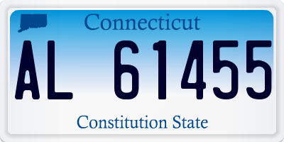 CT license plate AL61455