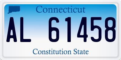 CT license plate AL61458