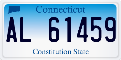 CT license plate AL61459