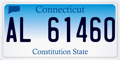 CT license plate AL61460