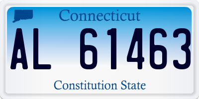 CT license plate AL61463