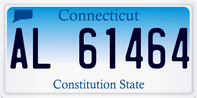 CT license plate AL61464