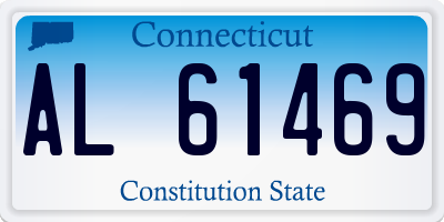 CT license plate AL61469